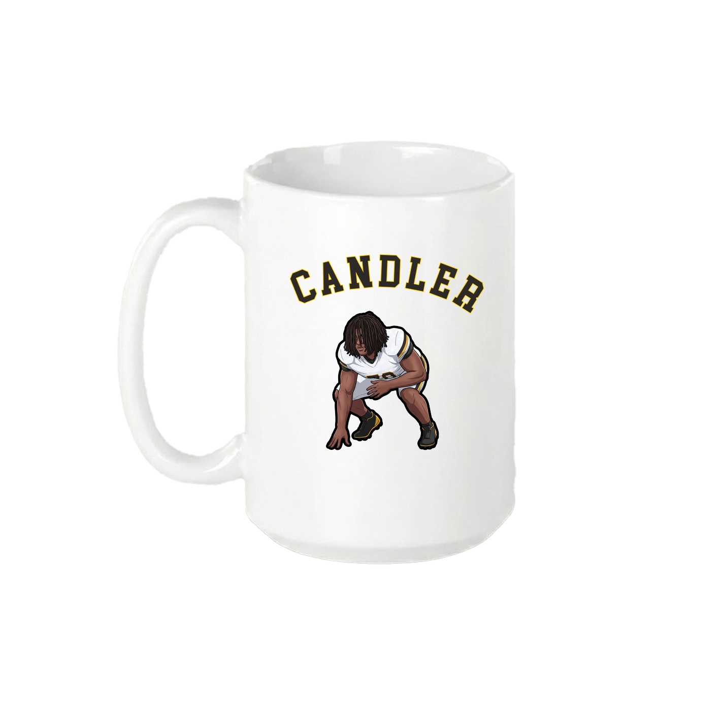15oz Coffee Mug — Shirsey Arch in White