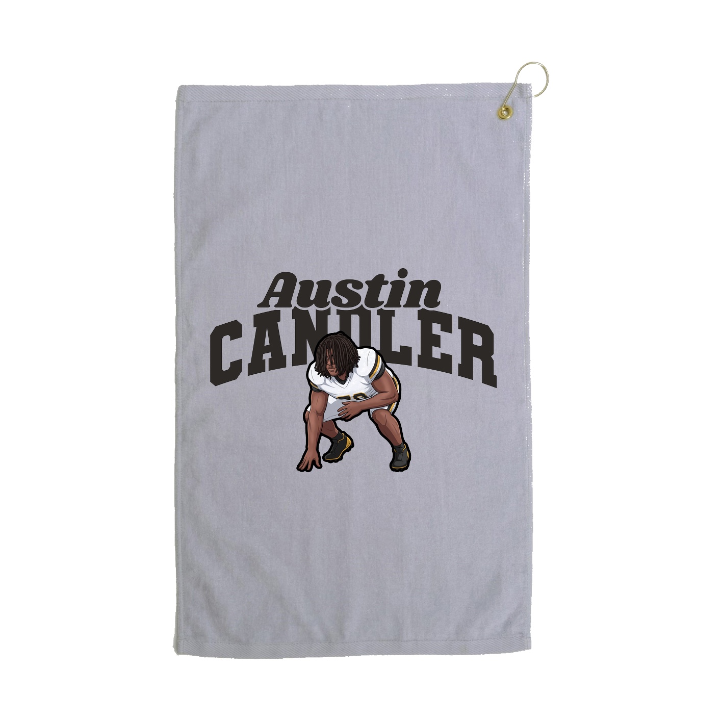 Golf Towel — Signature Arch in Grey