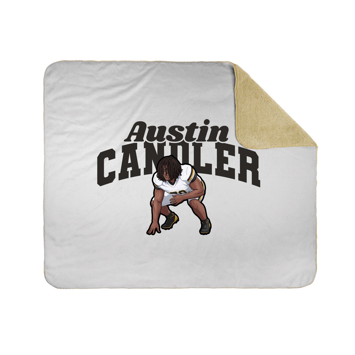 Throw Blanket — Signature Arch in White