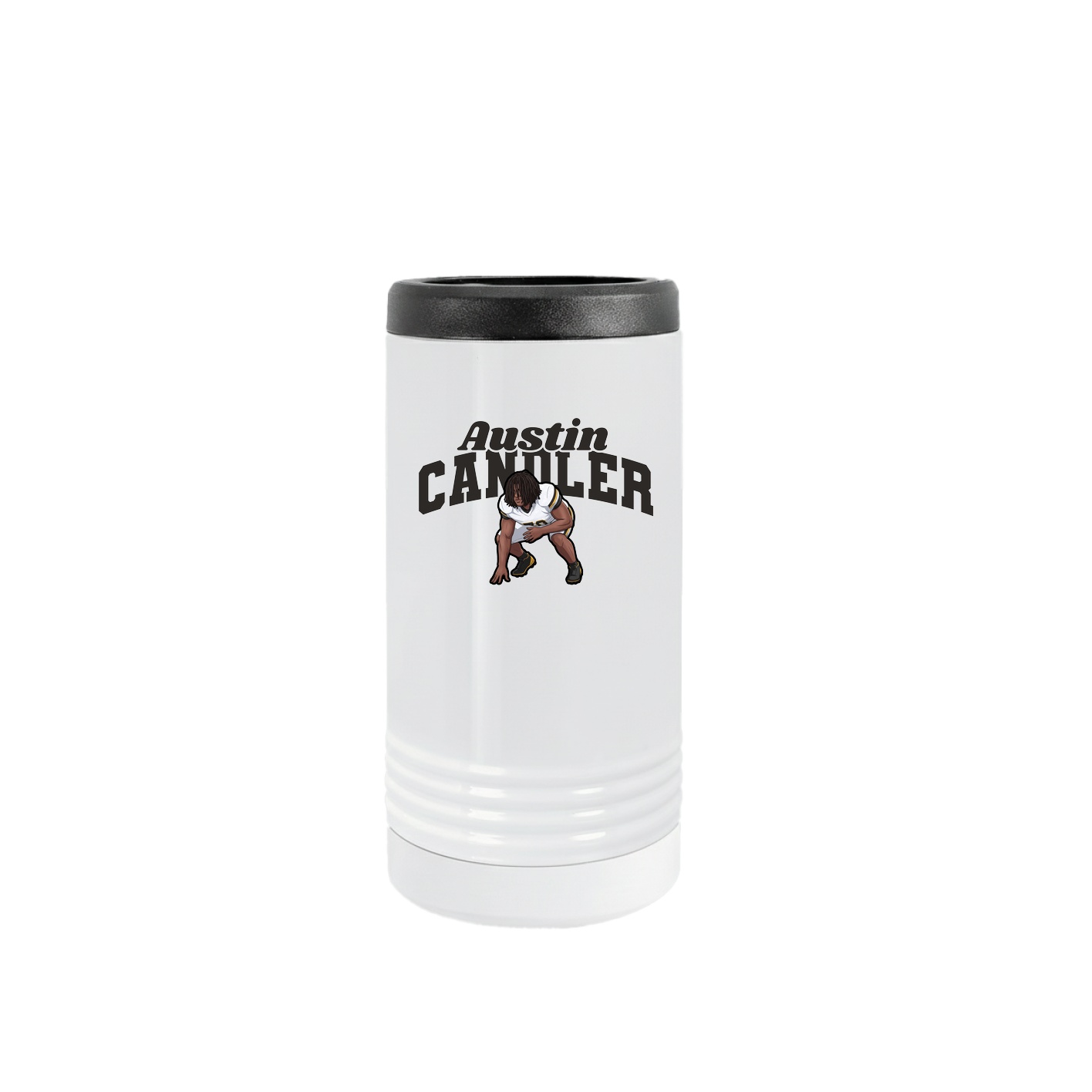 Slim Beverage Holder — Signature Arch in White