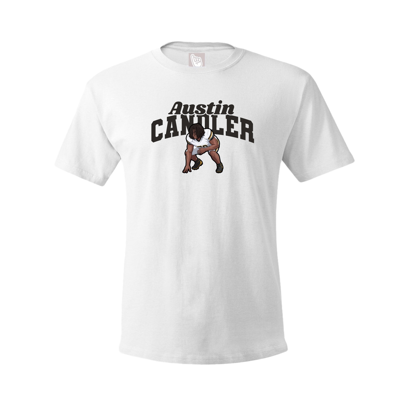 Youth Tee — Signature Arch in White