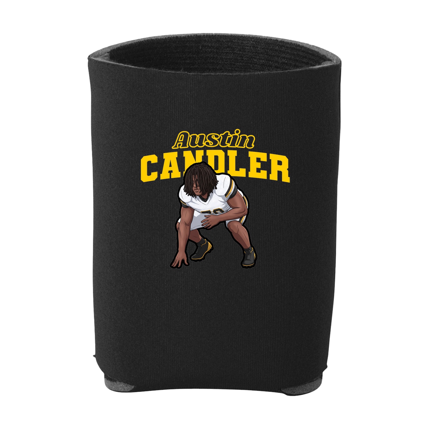 Can Holder — Name Arch in Black