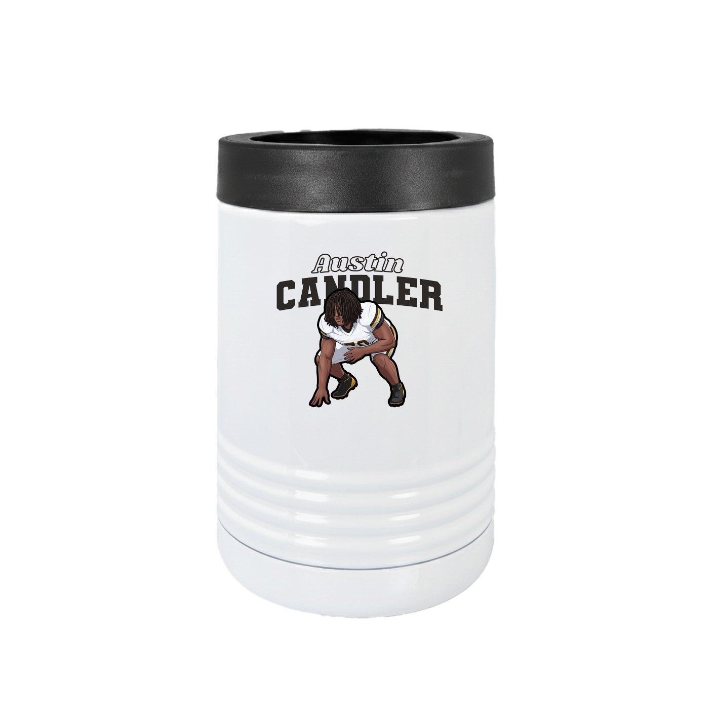 Beverage Holder — Name Arch in White