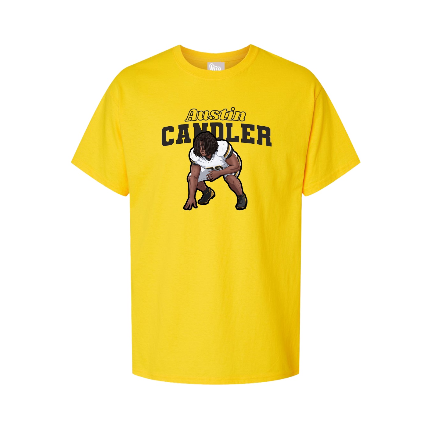 Tee — Name Arch in Gold