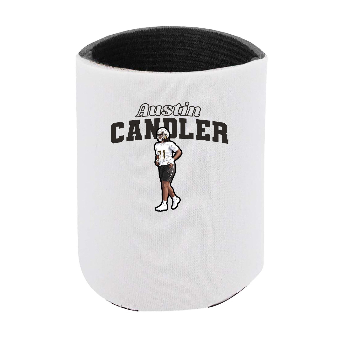 Can Holder — Name Arch in White