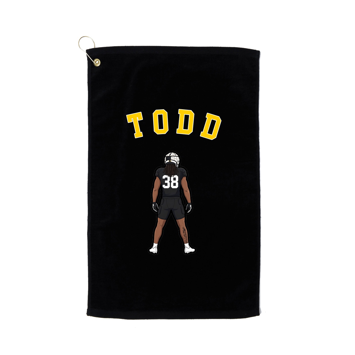 Golf Towel — Shirsey Arch in Black
