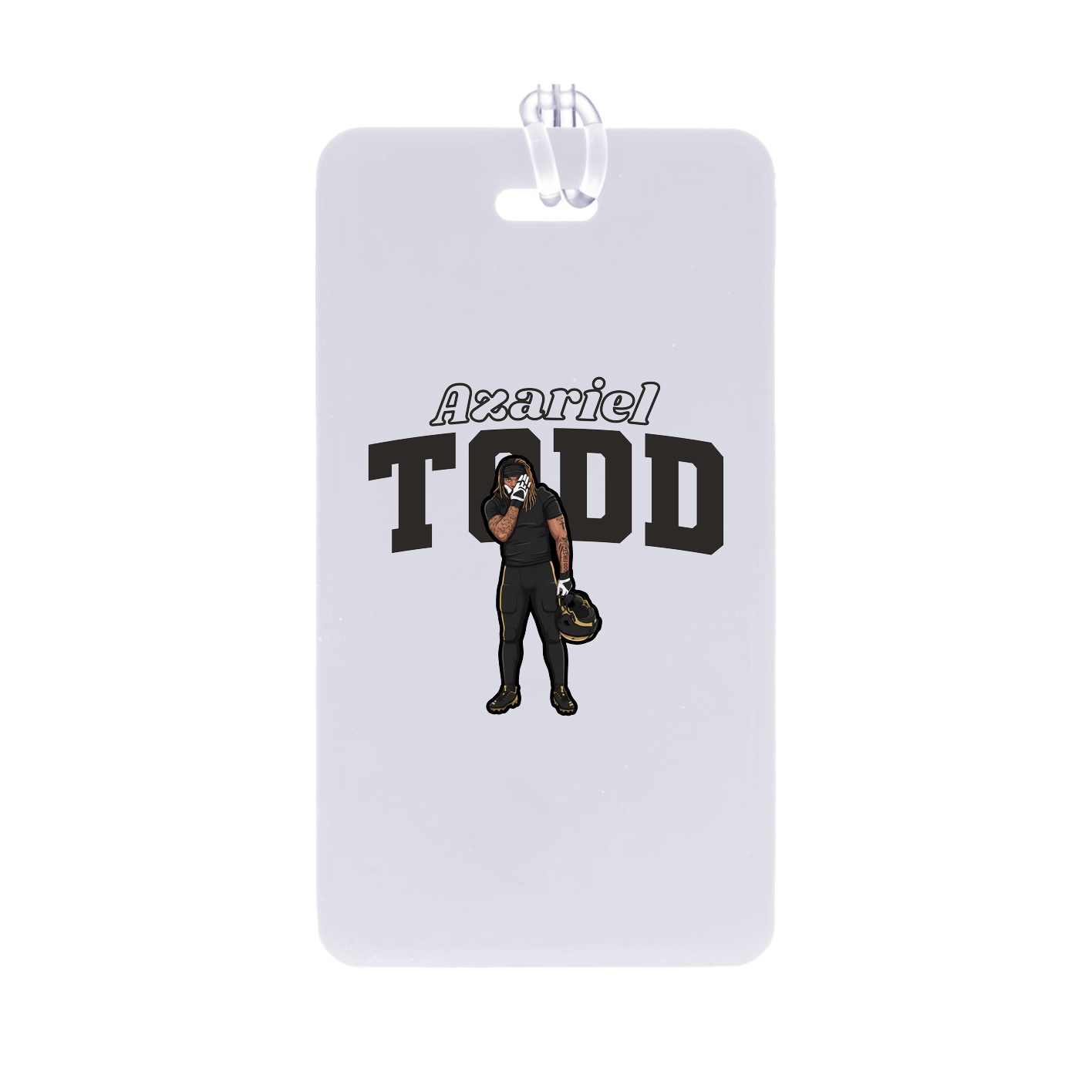Bag Tag — Name Arch in Classic