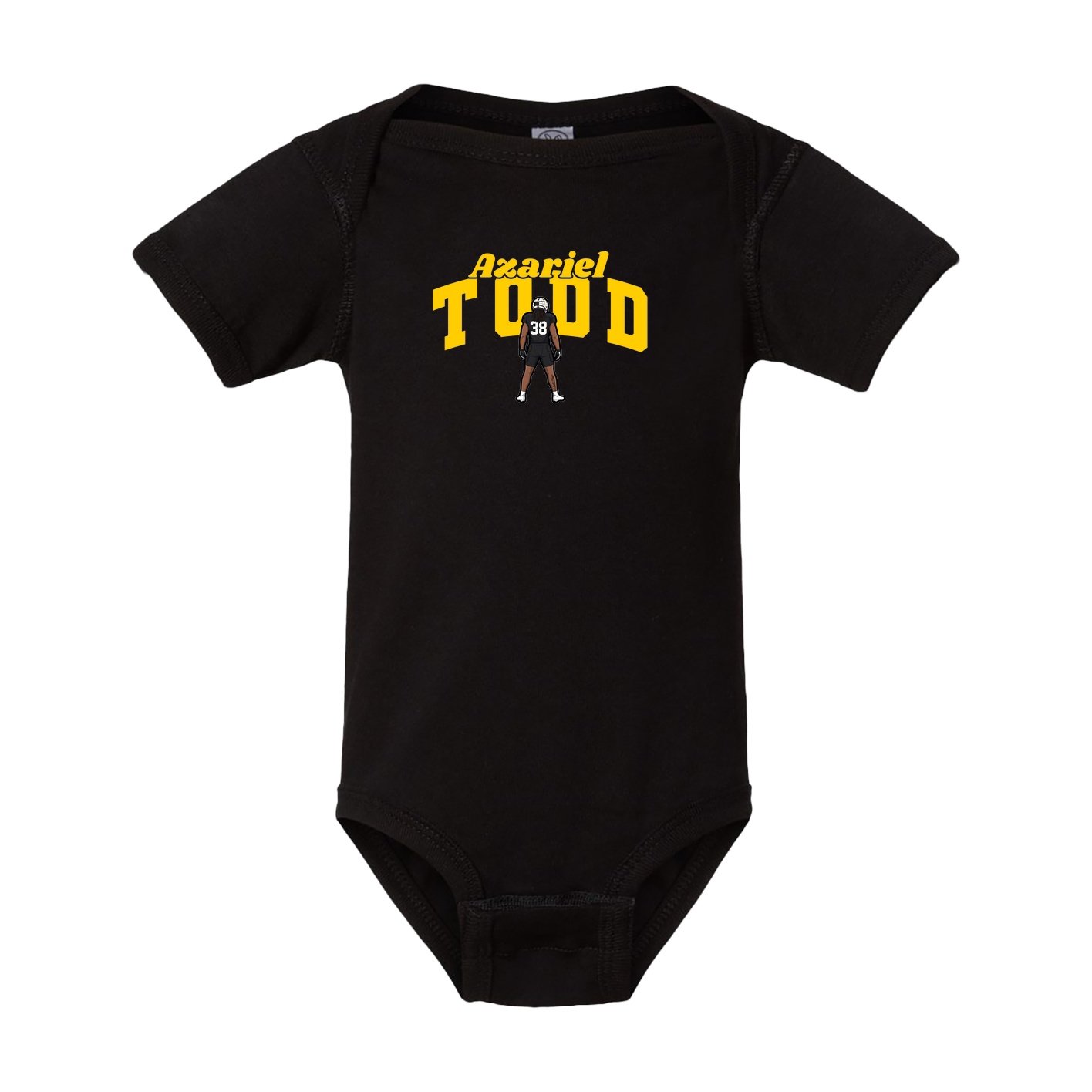 Baby Onesie — Signature Arch in Black