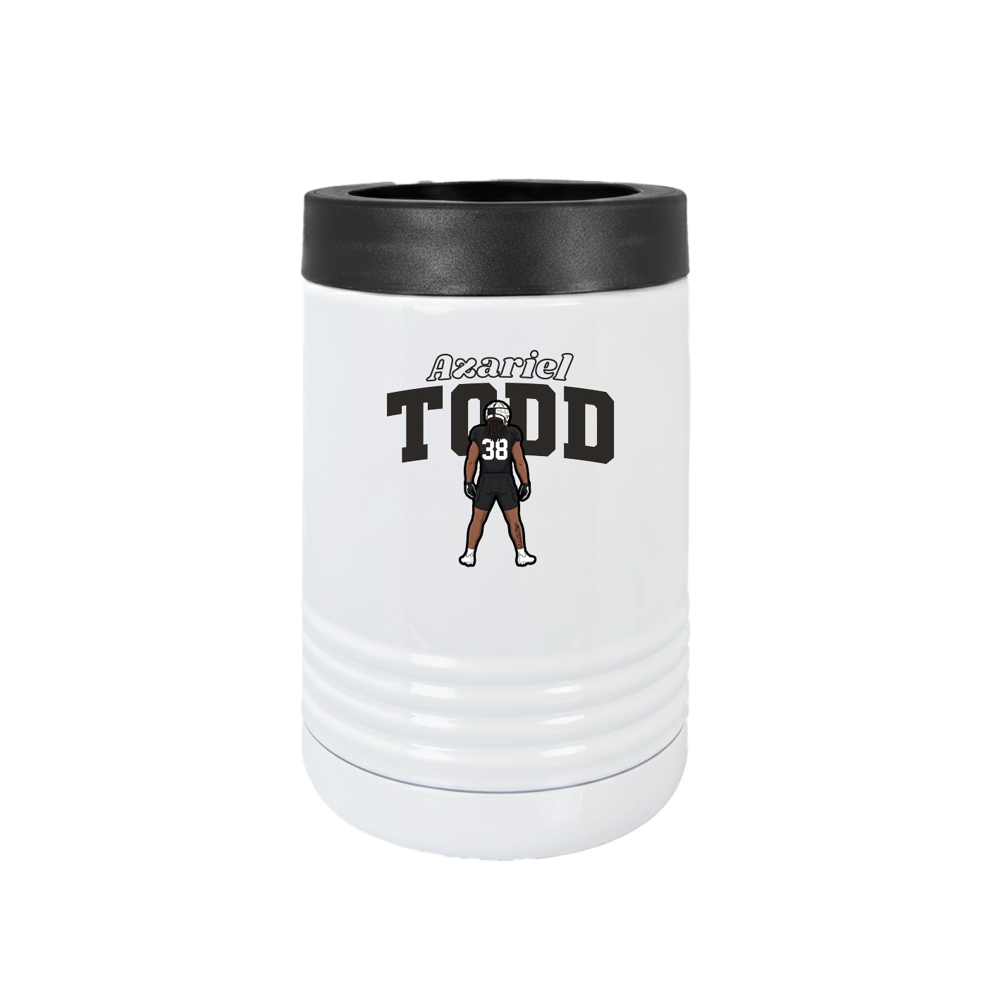Beverage Holder — Name Arch in White