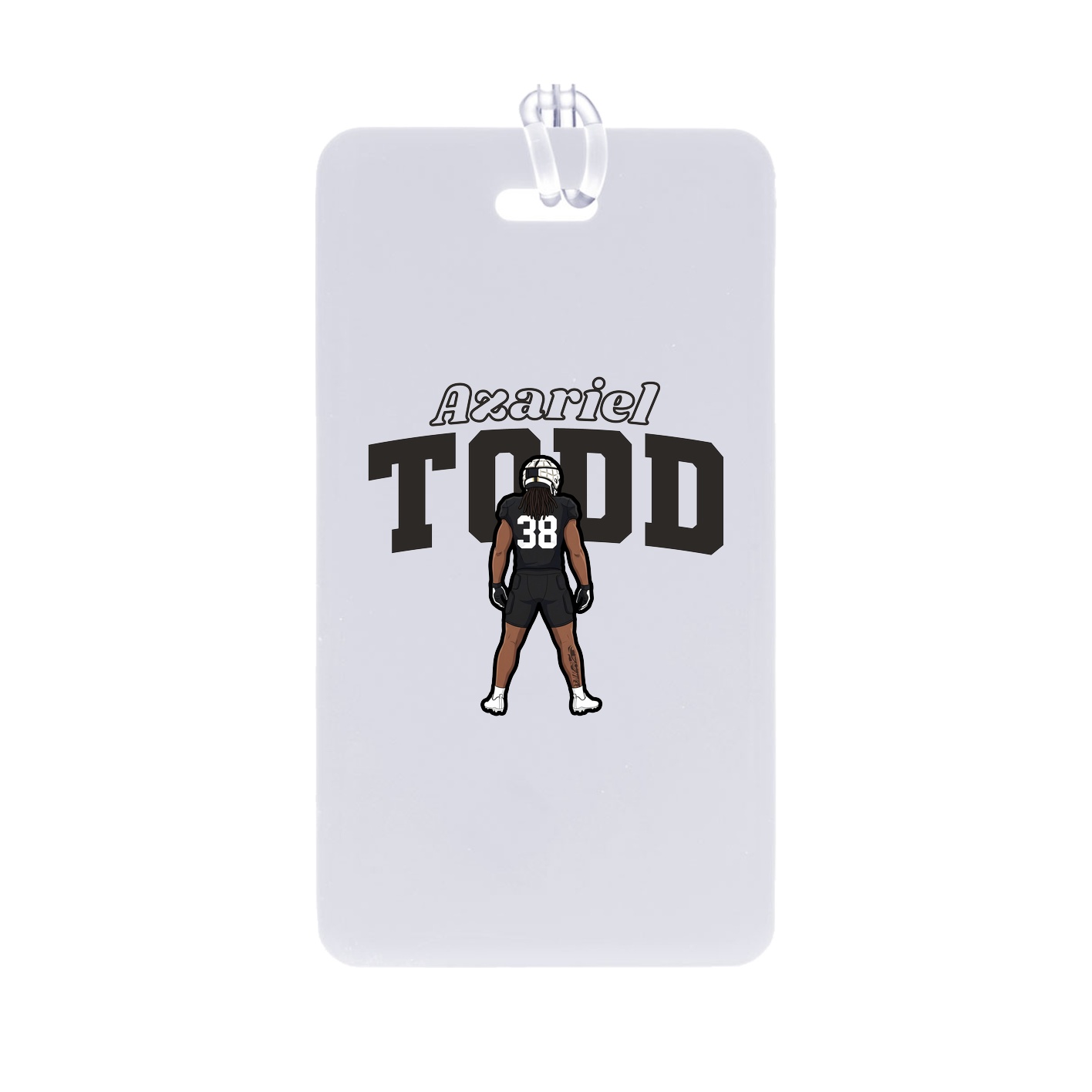 Bag Tag — Name Arch in Classic