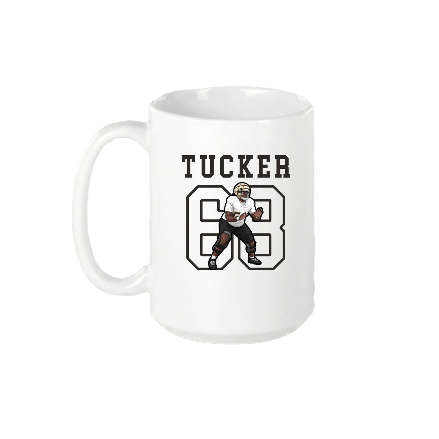 15oz Coffee Mug — Shirsey in White
