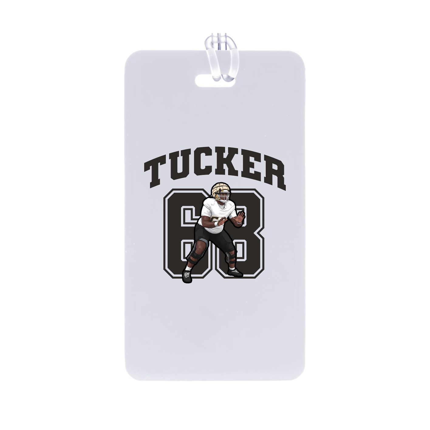 Bag Tag — Number in Classic