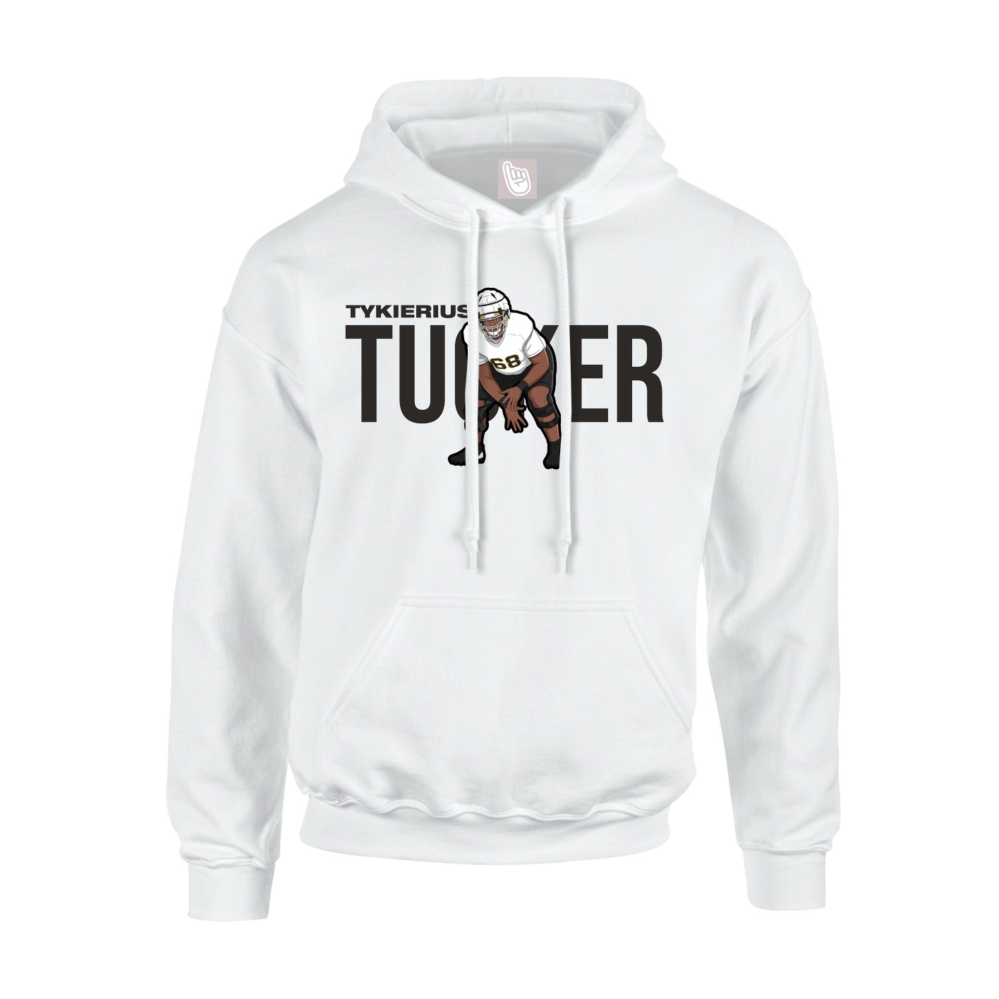 Hoodie — Player Name in White