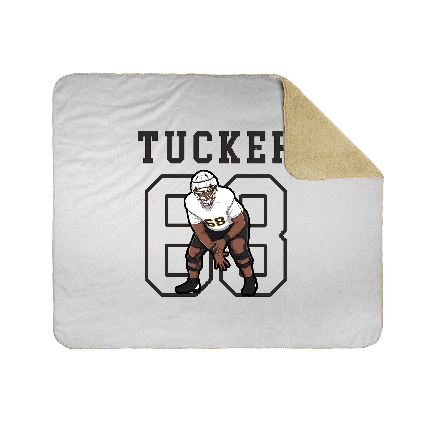 Throw Blanket — Shirsey in White