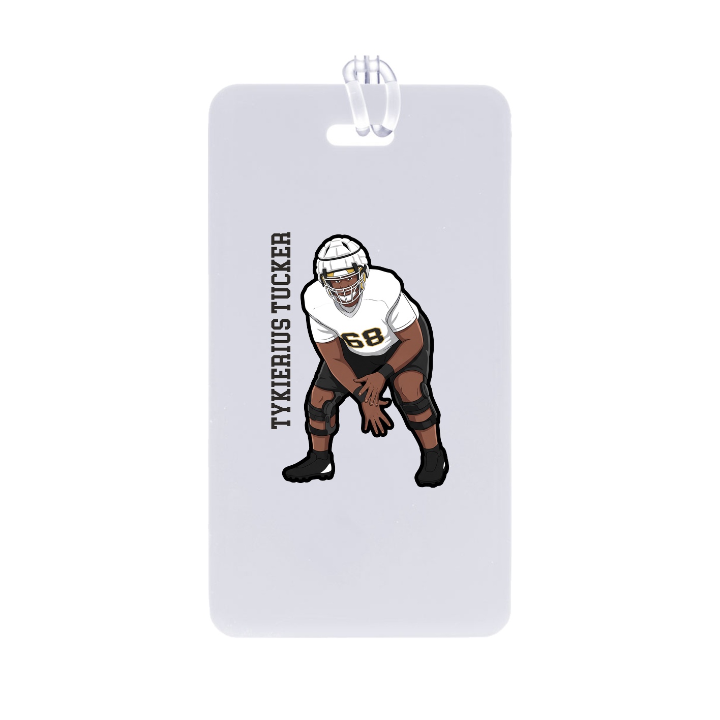 Bag Tag — Name Vertical in Classic