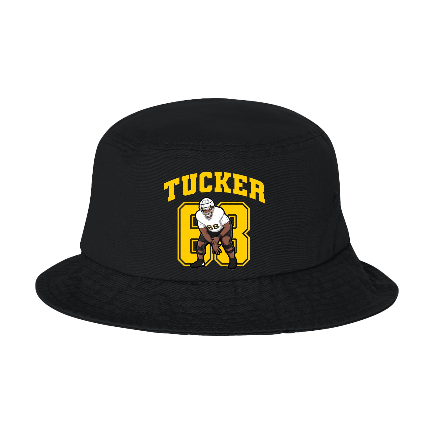 Bucket Cap — Number in Black