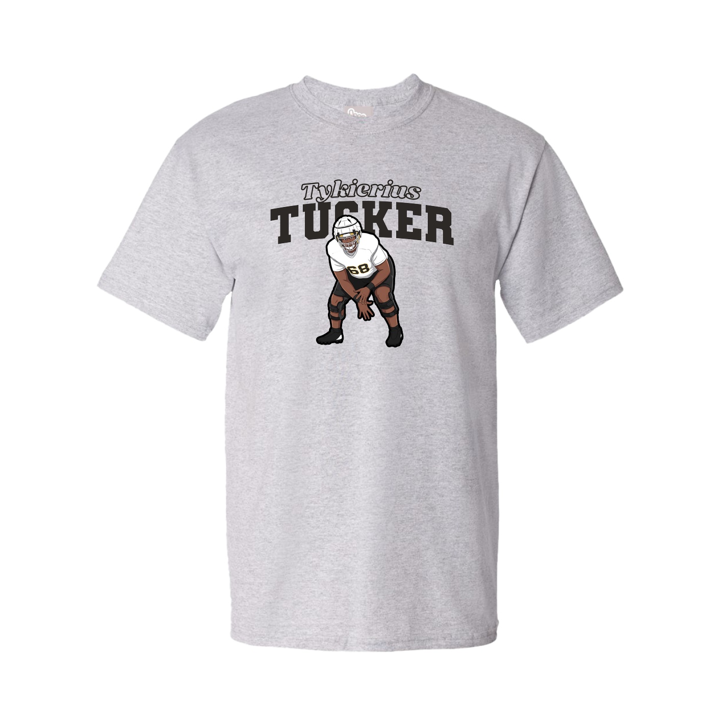 Tee — Name Arch in Grey