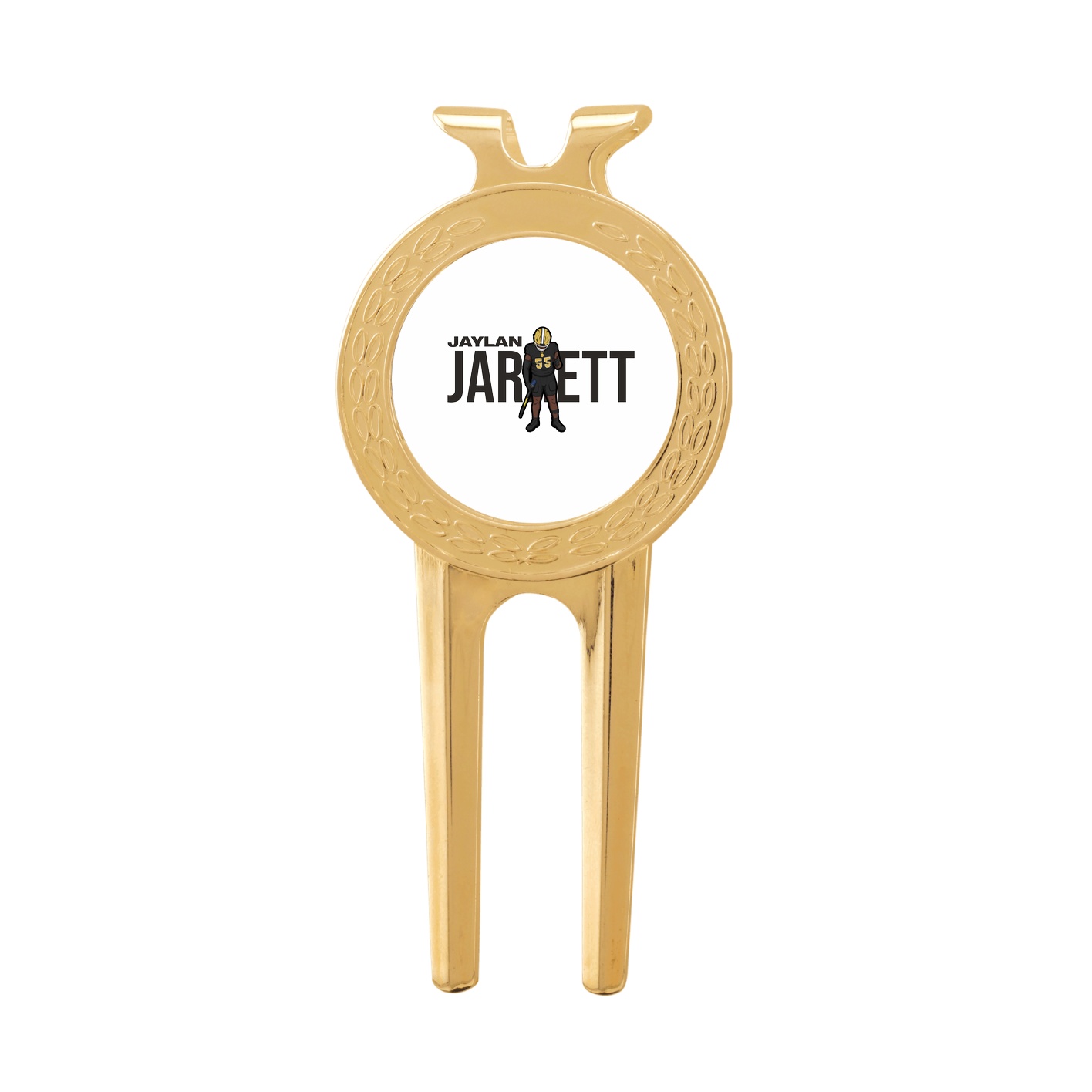 Divot Tool with Ball Marker — Player Name in Classic