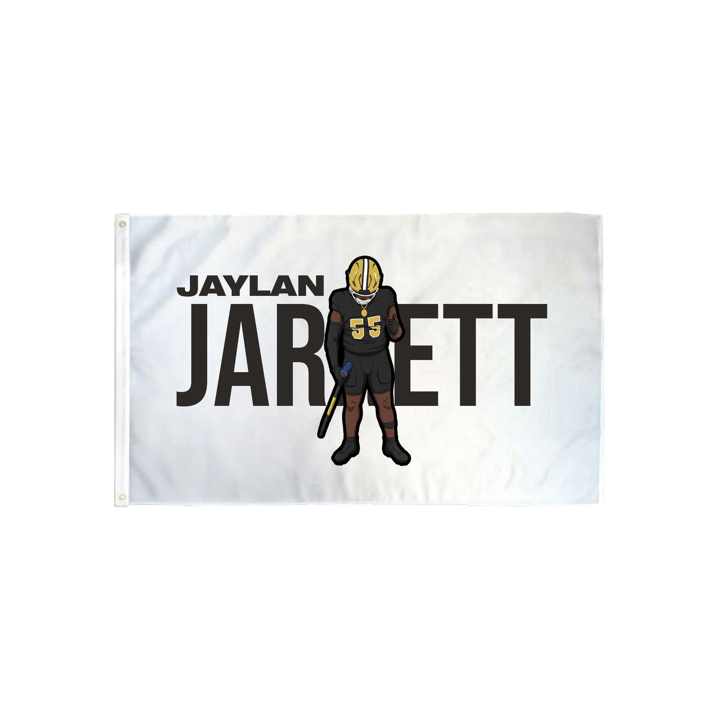 3x5 Flag — Player Name in Classic