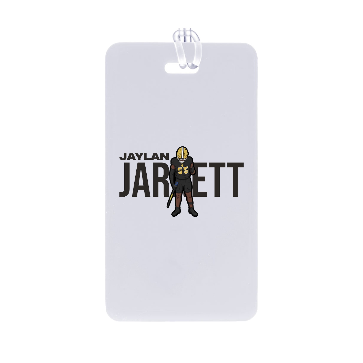 Bag Tag — Player Name in Classic