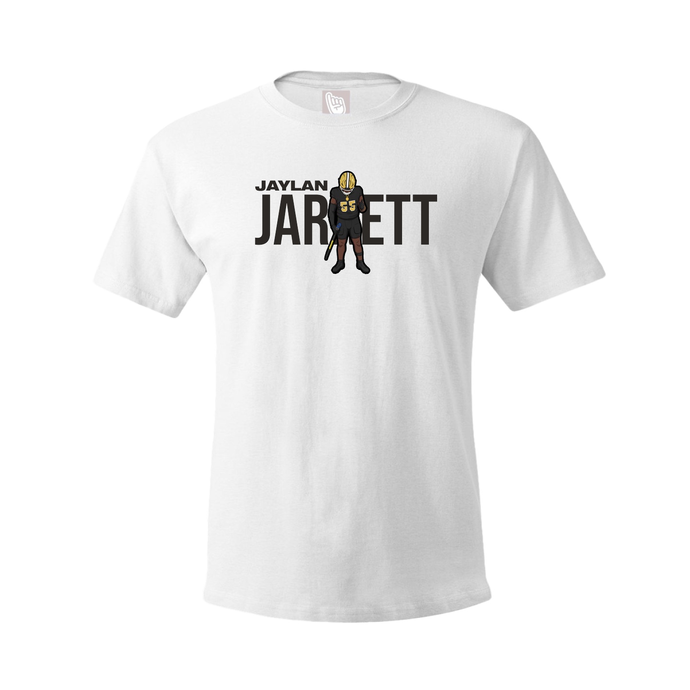 Youth Tee — Player Name in White