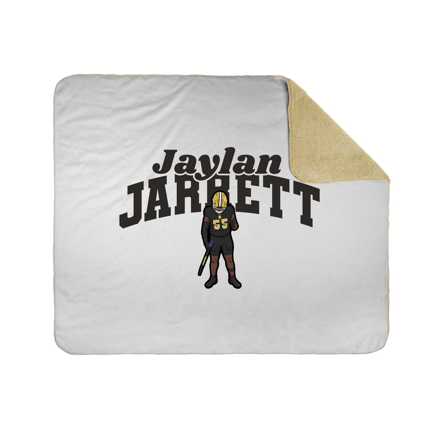 Throw Blanket — Signature Arch in White
