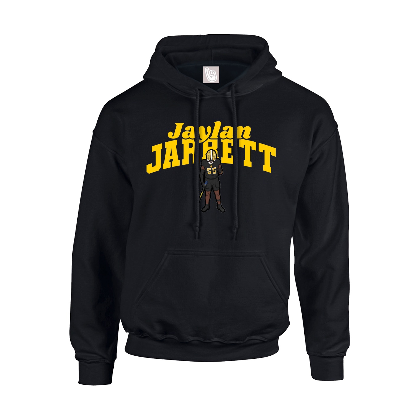 Hoodie — Signature Arch in Black