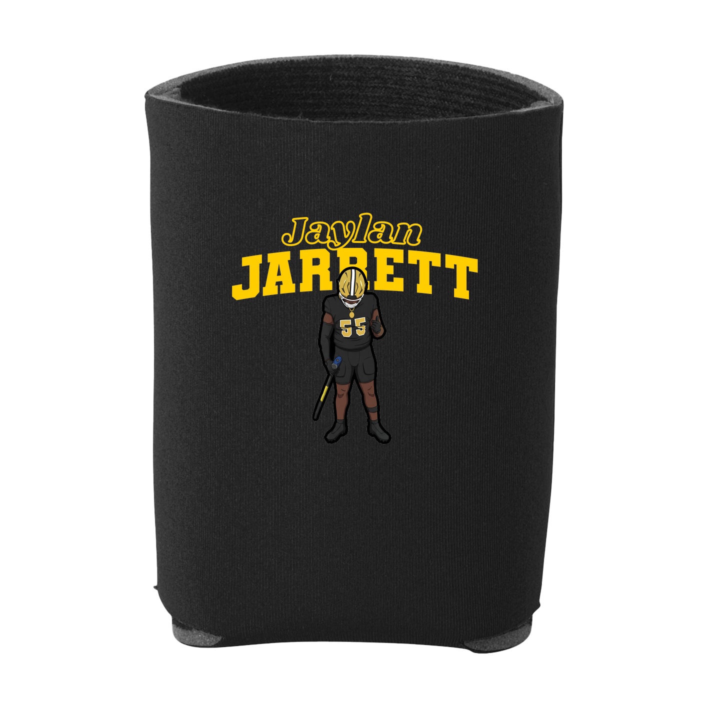 Can Holder — Name Arch in Black