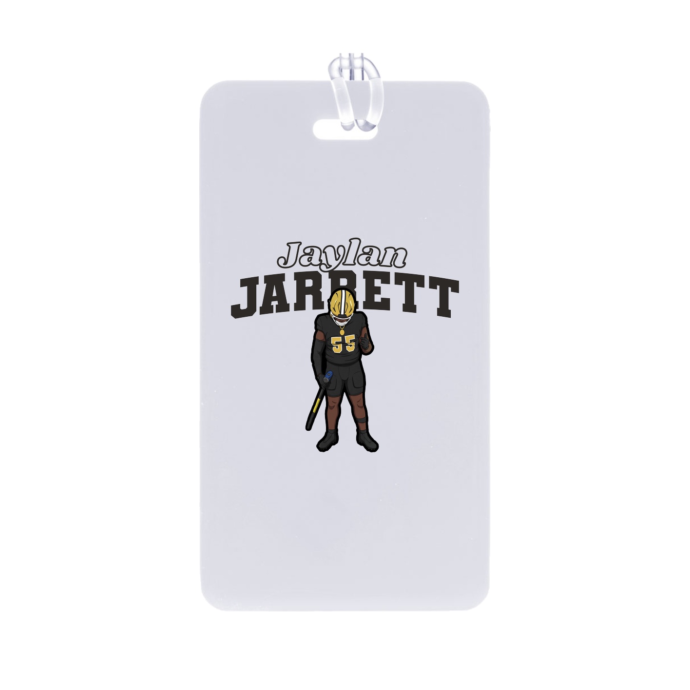 Bag Tag — Name Arch in Classic