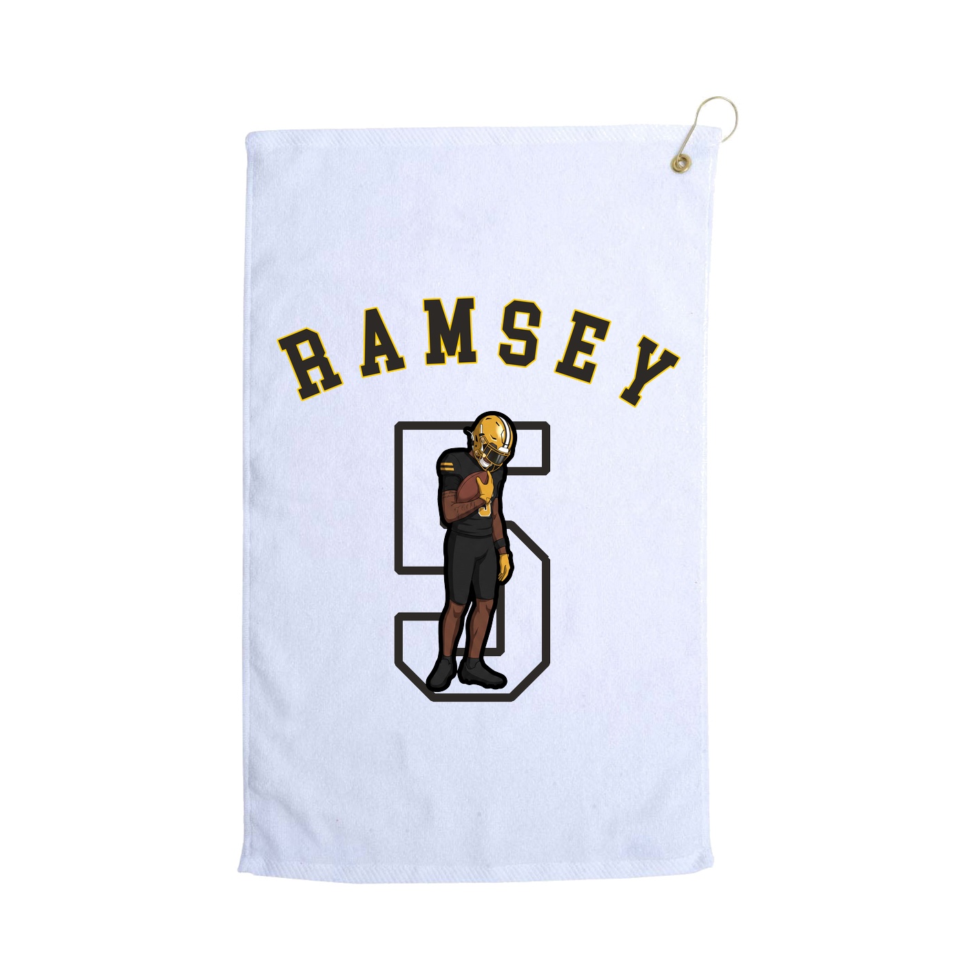 Golf Towel — Shirsey Arch in White