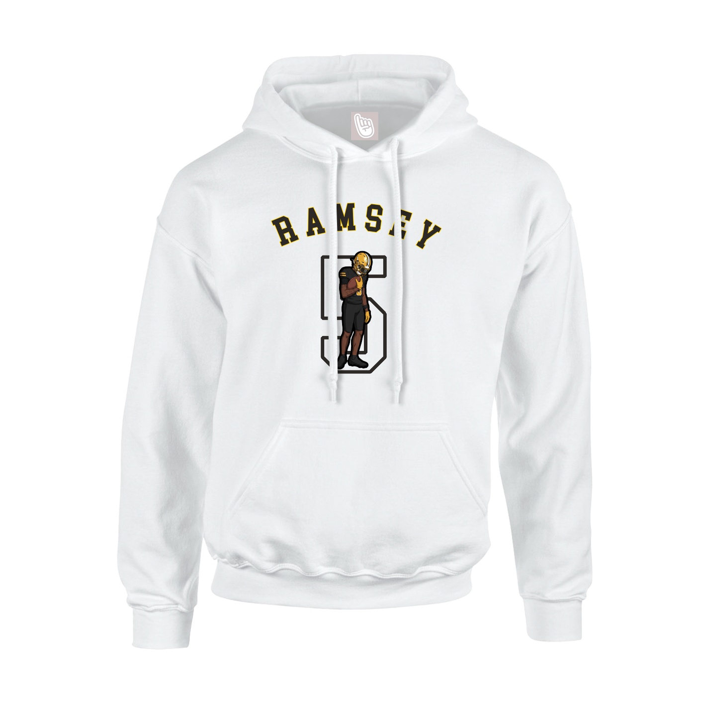 Hoodie — Shirsey Arch in White
