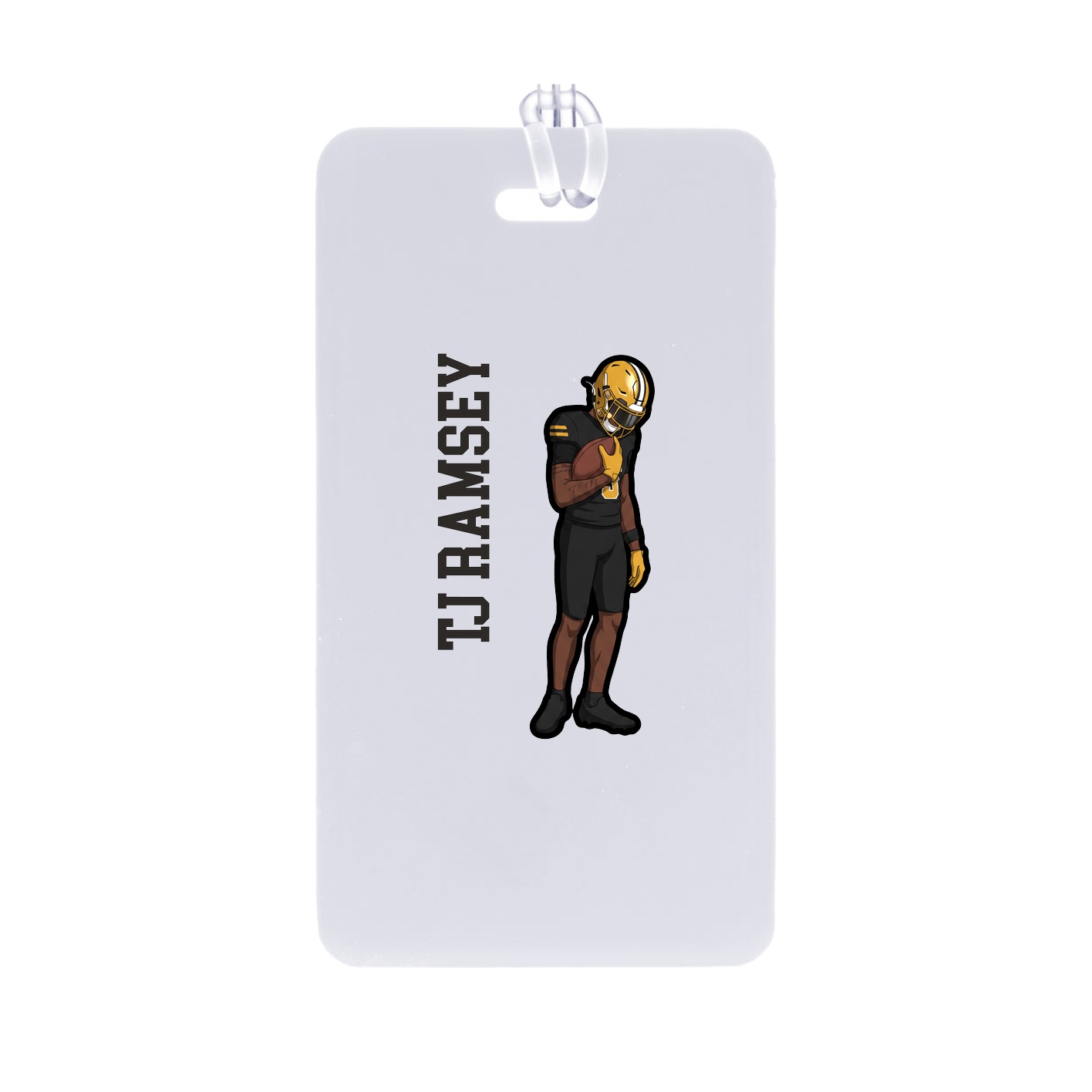 Bag Tag — Name Vertical in Classic