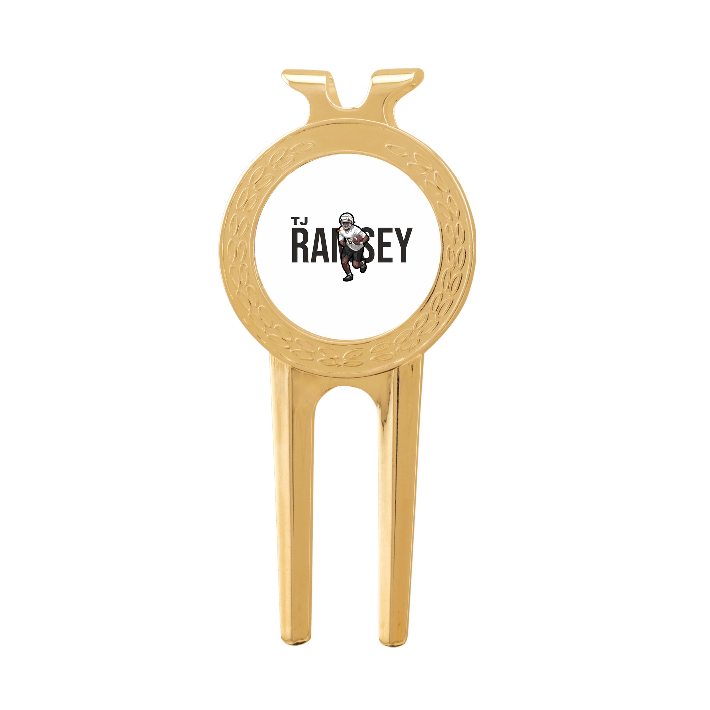 Divot Tool with Ball Marker — Player Name in Classic
