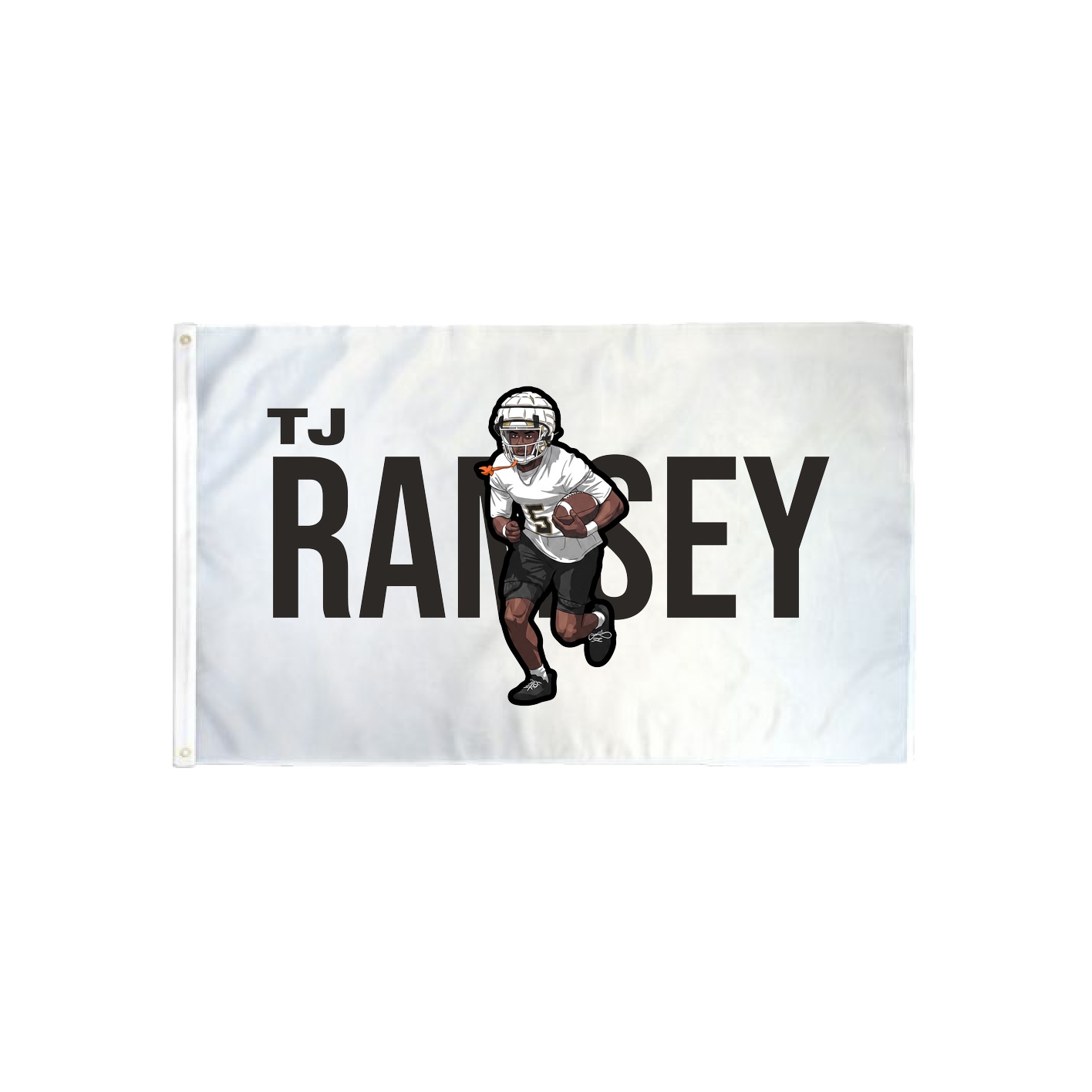 3x5 Flag — Player Name in Classic