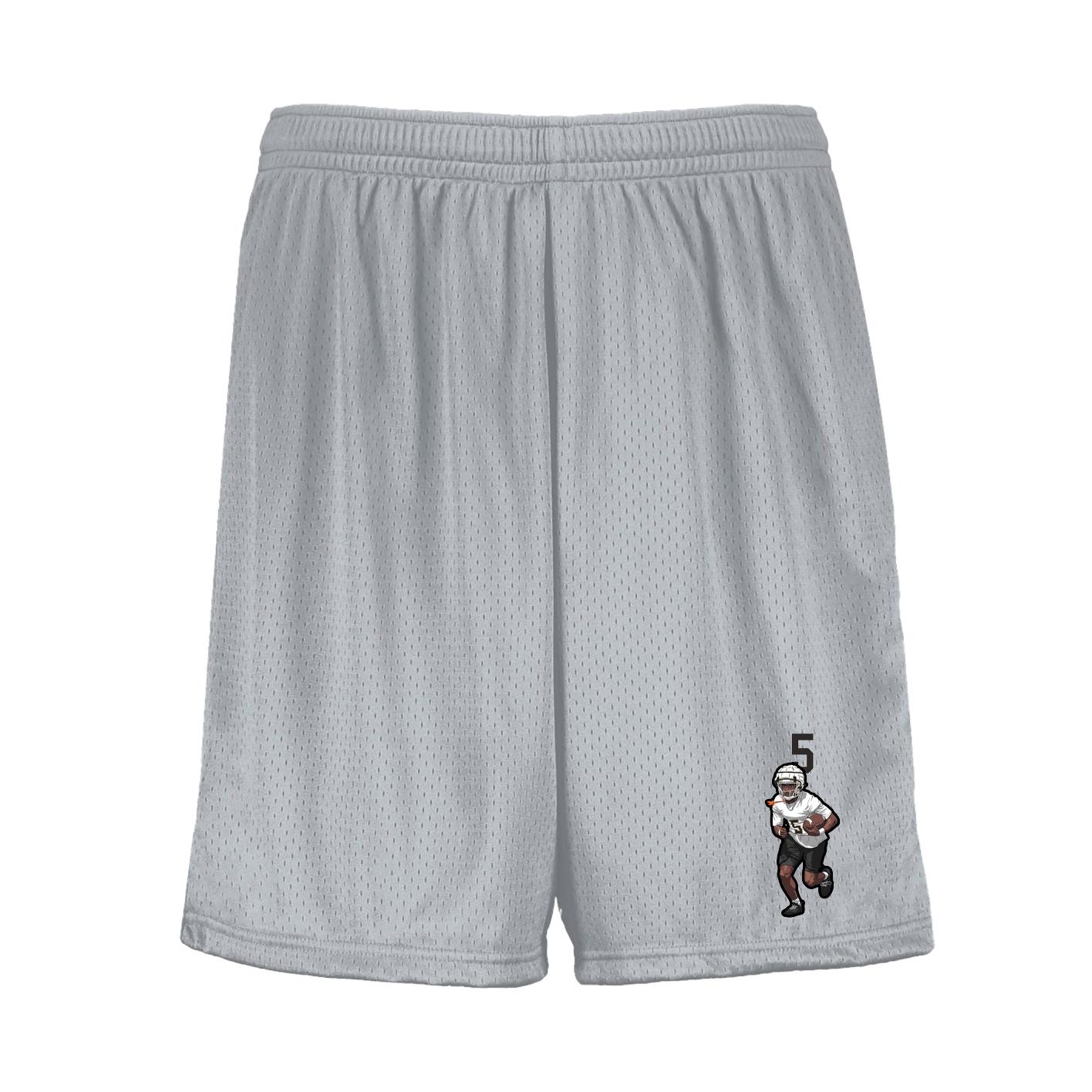 Shorts — Number Top in Silver