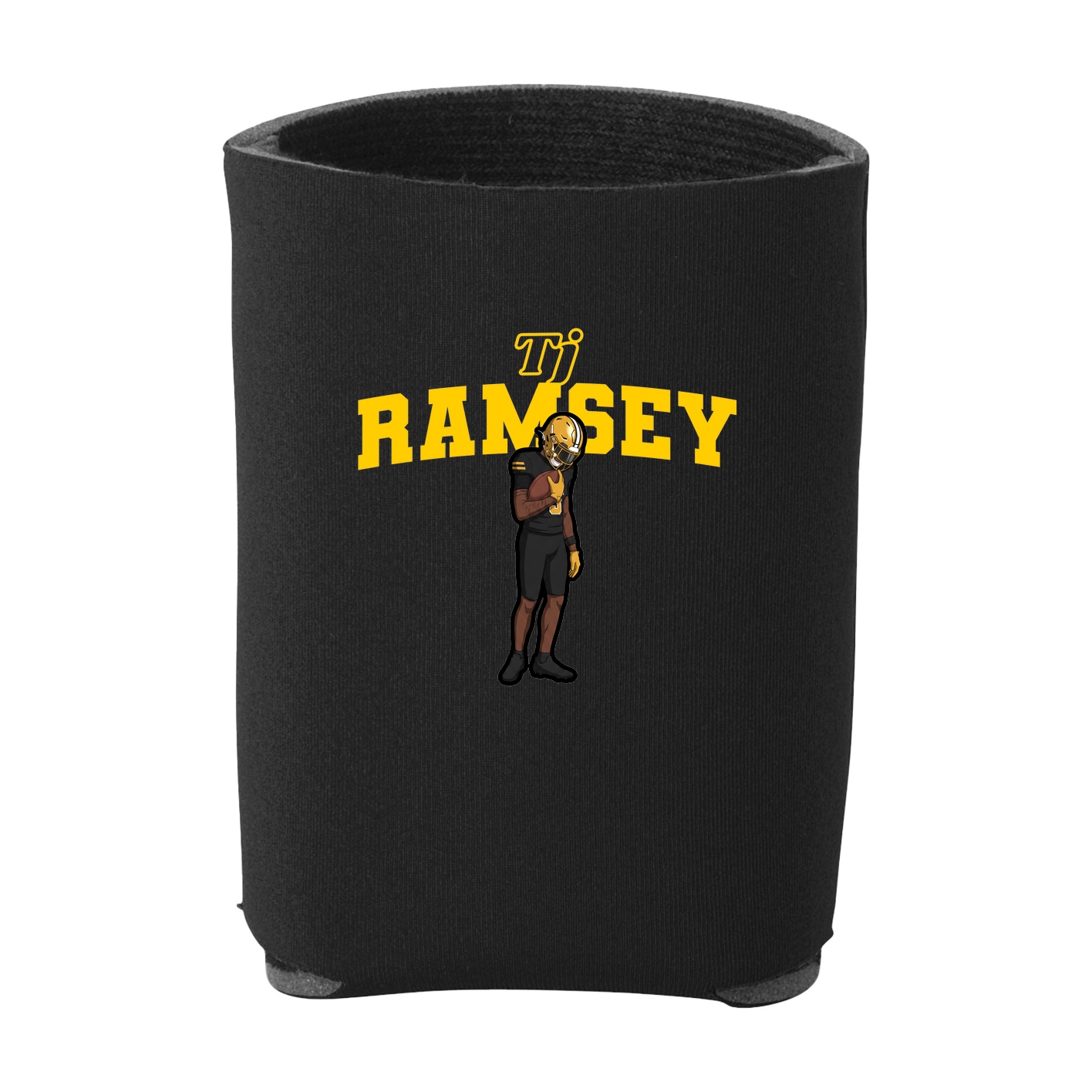 Can Holder — Name Arch in Black