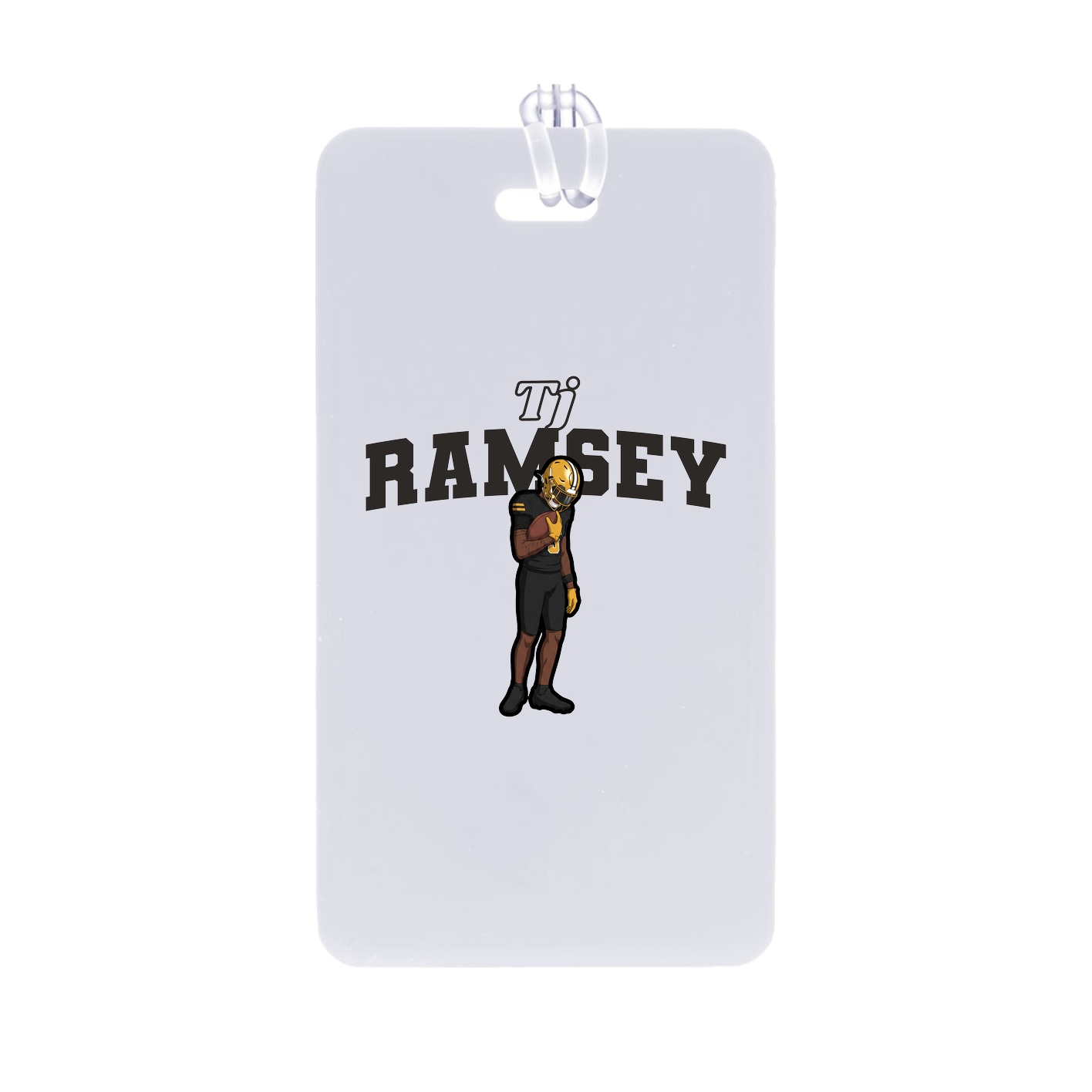 Bag Tag — Name Arch in Classic