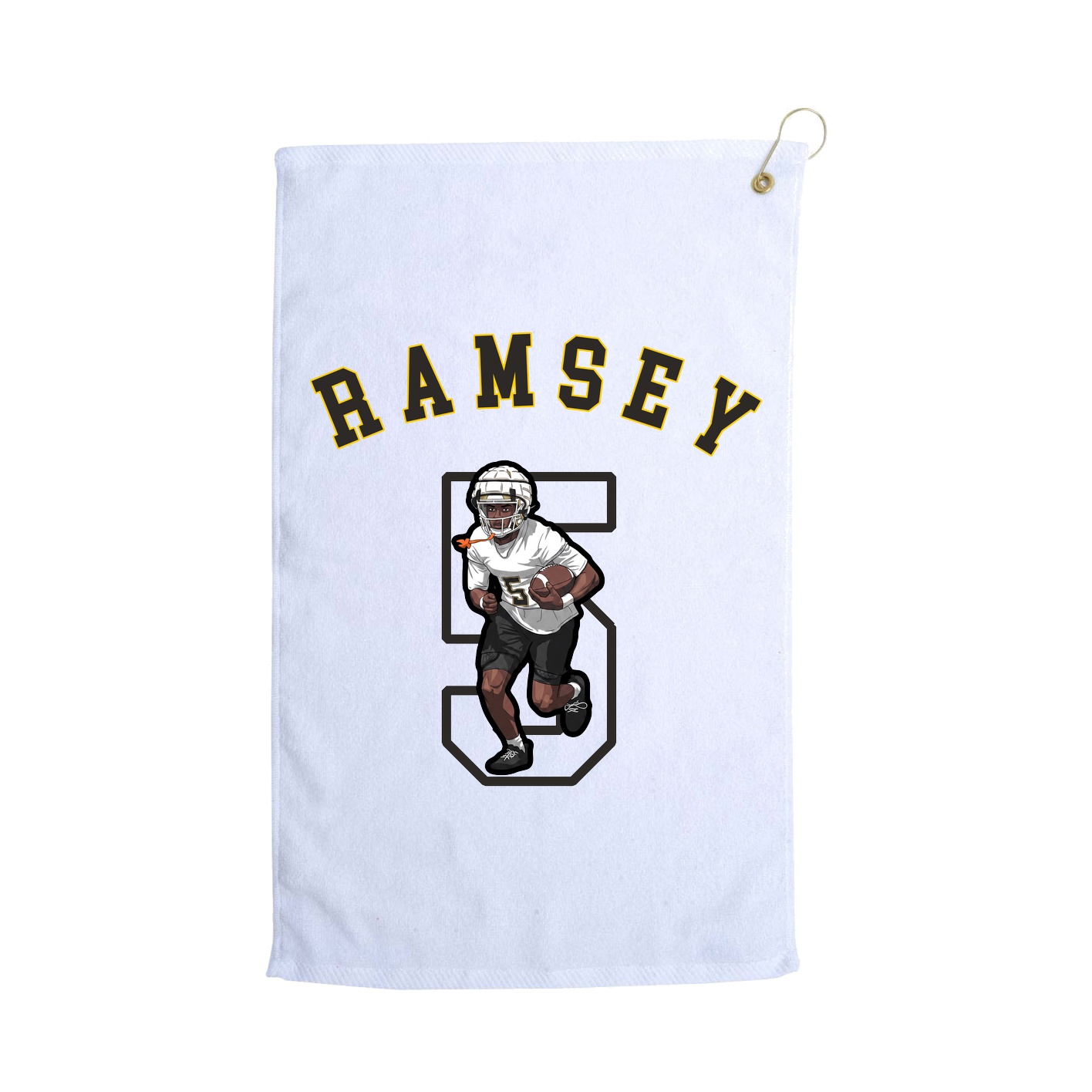 Golf Towel — Shirsey Arch in White
