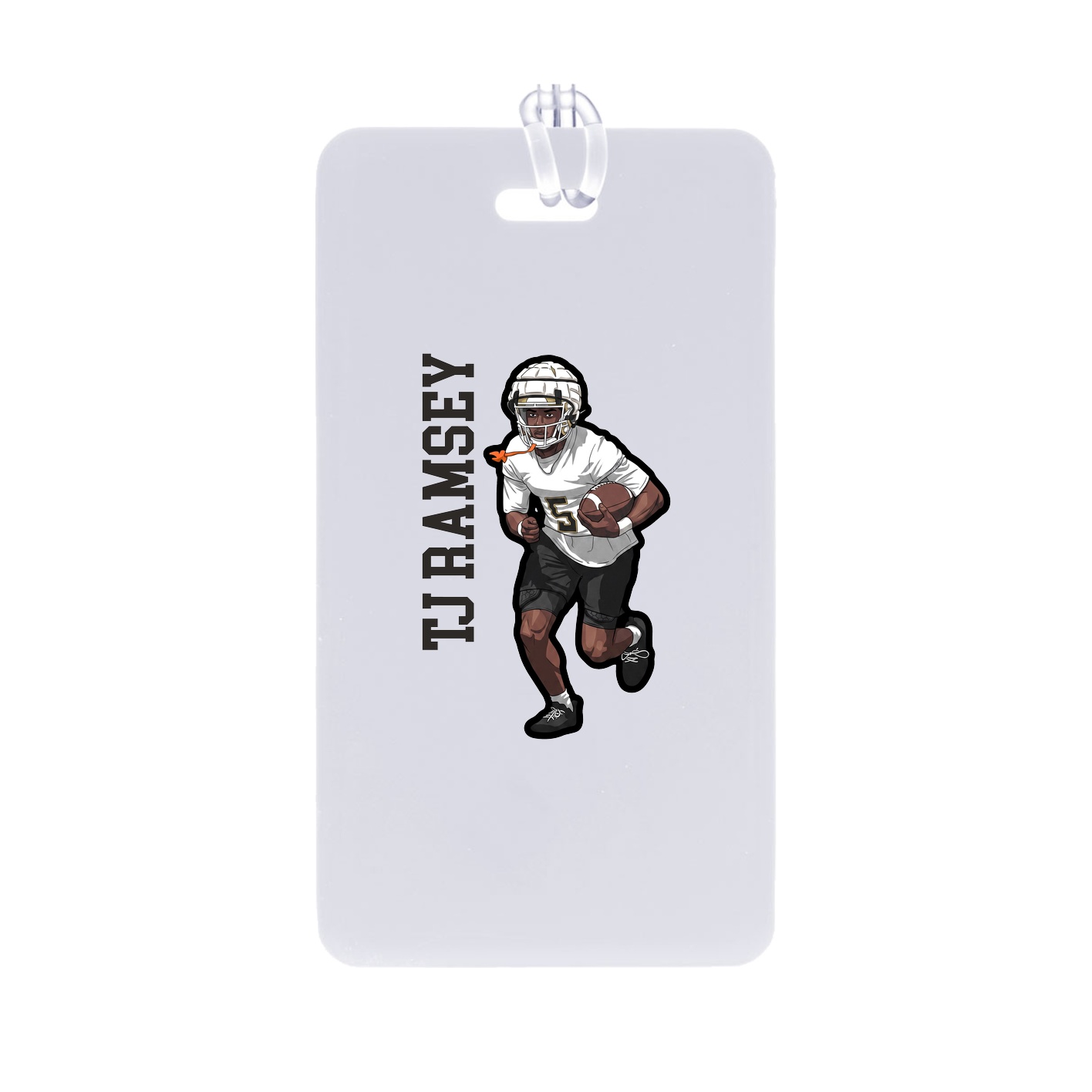 Bag Tag — Name Vertical in Classic