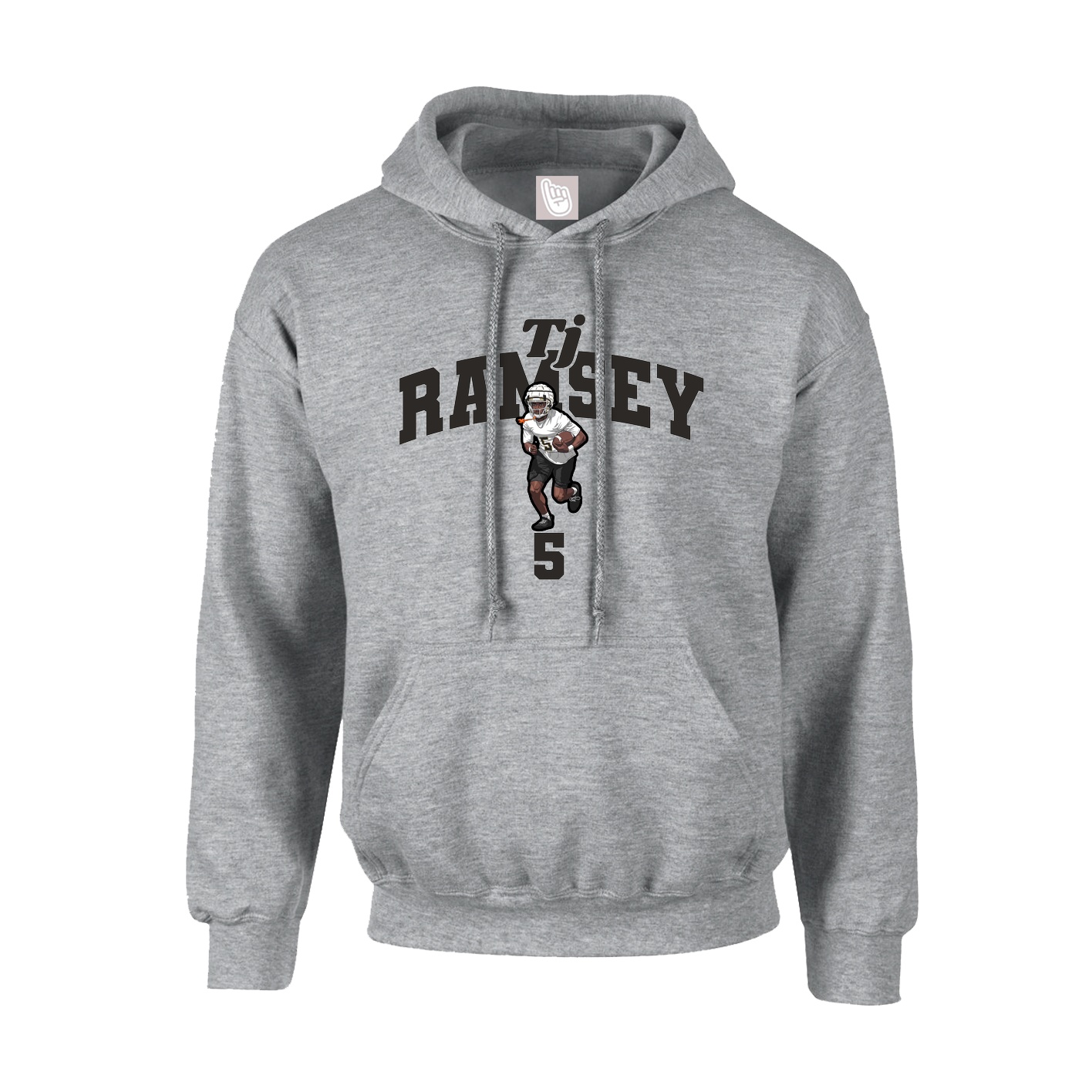 Hoodie — Signature Arch in Grey