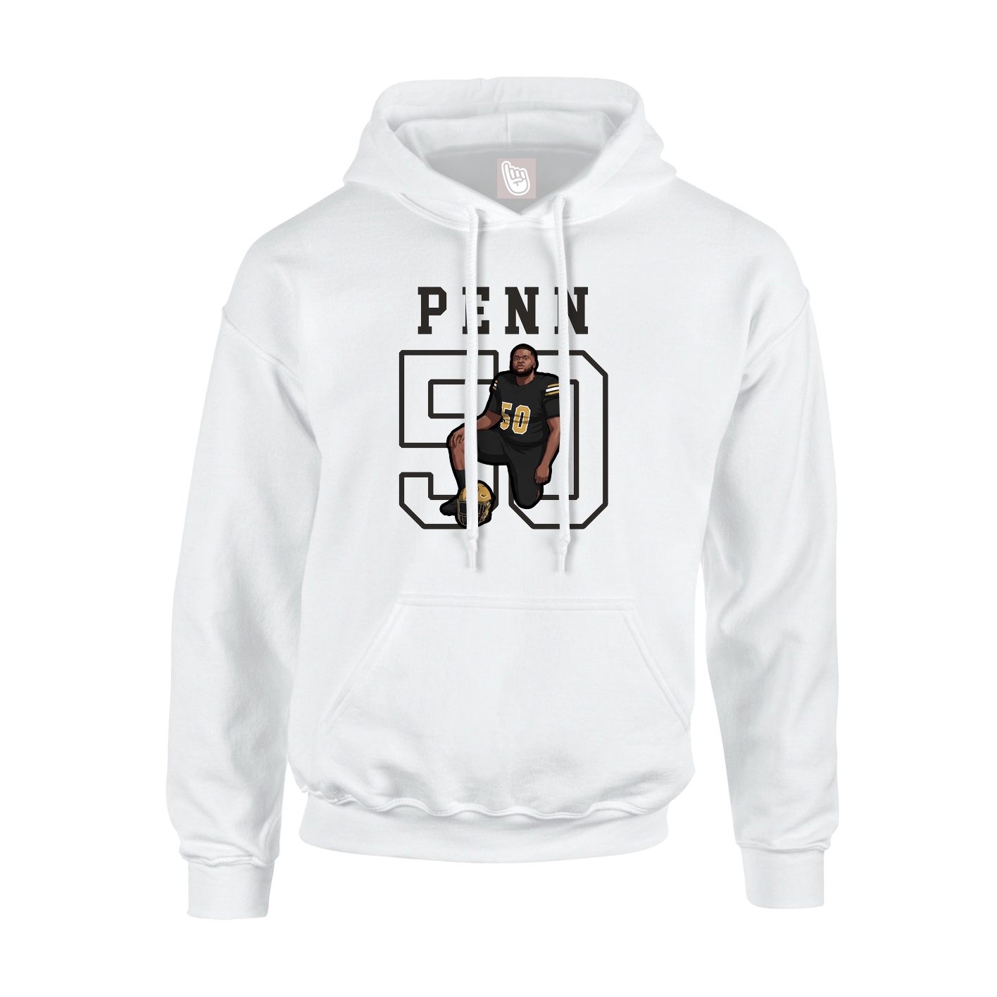 Hoodie — Shirsey in White