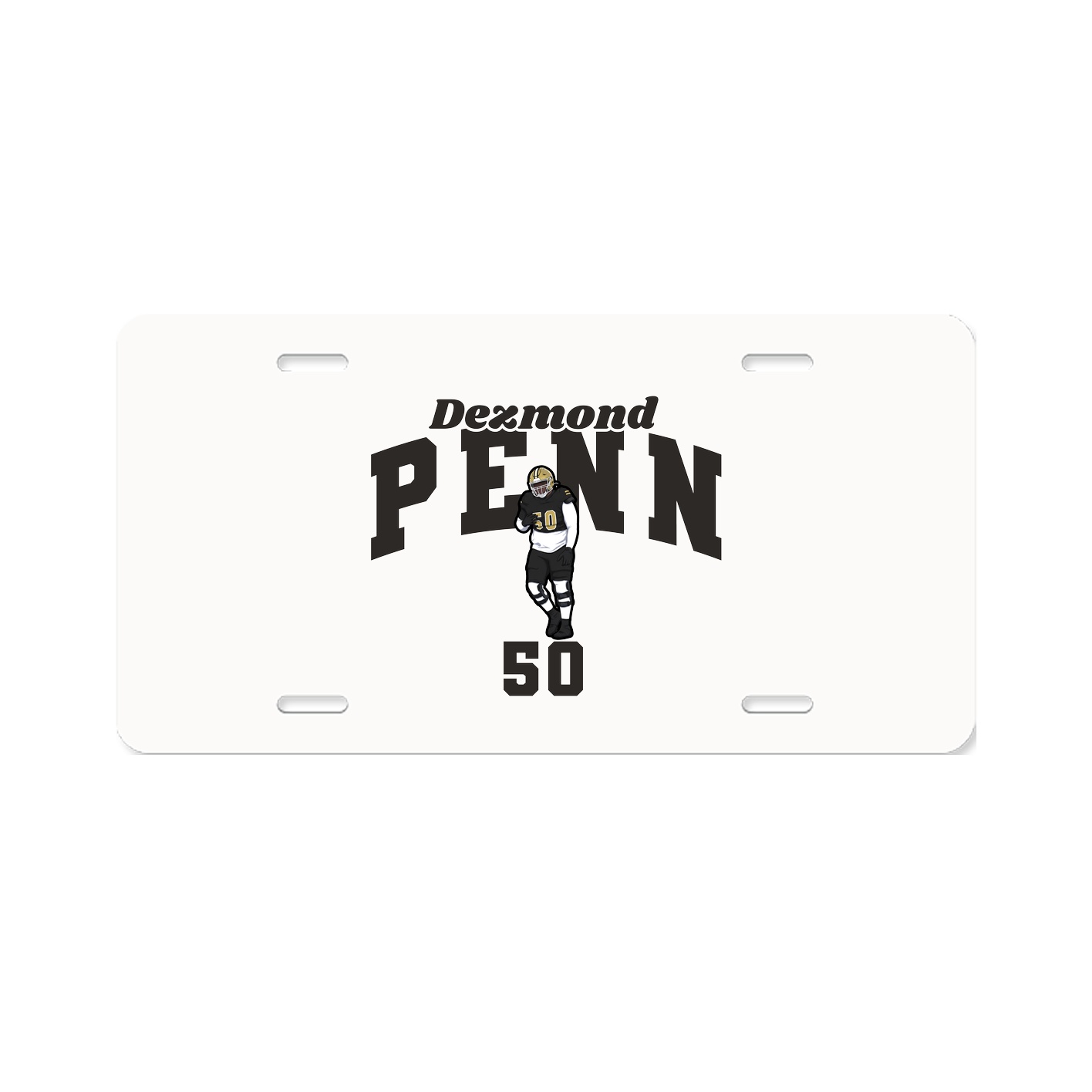 License Plate — Signature Arch in Classic