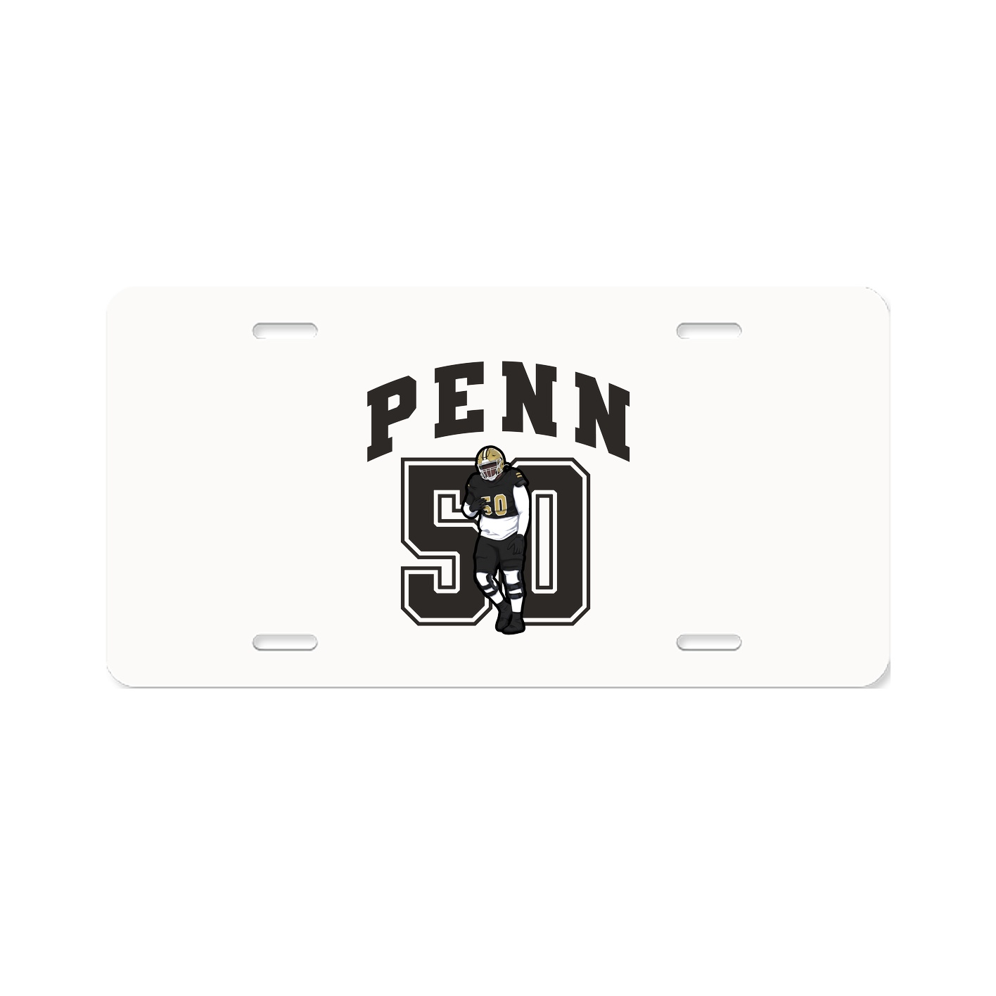 License Plate — Number in Classic