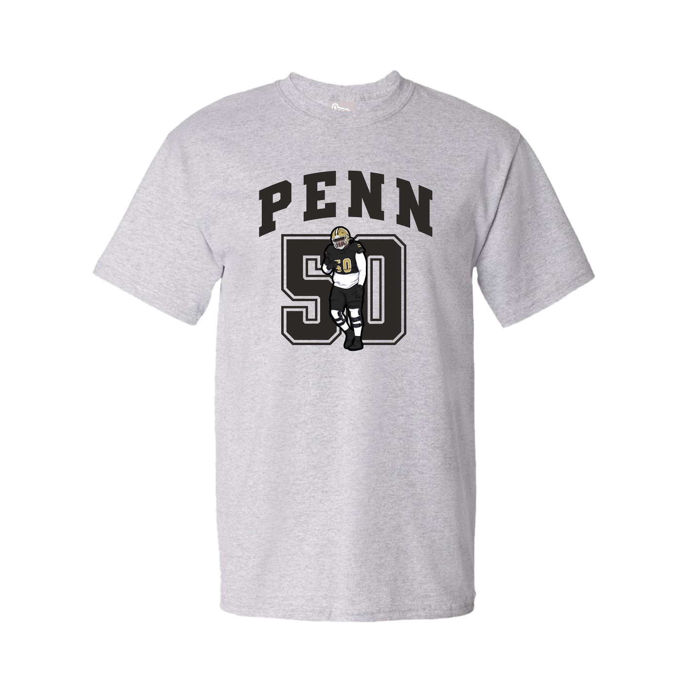 Youth Tee — Number in Grey
