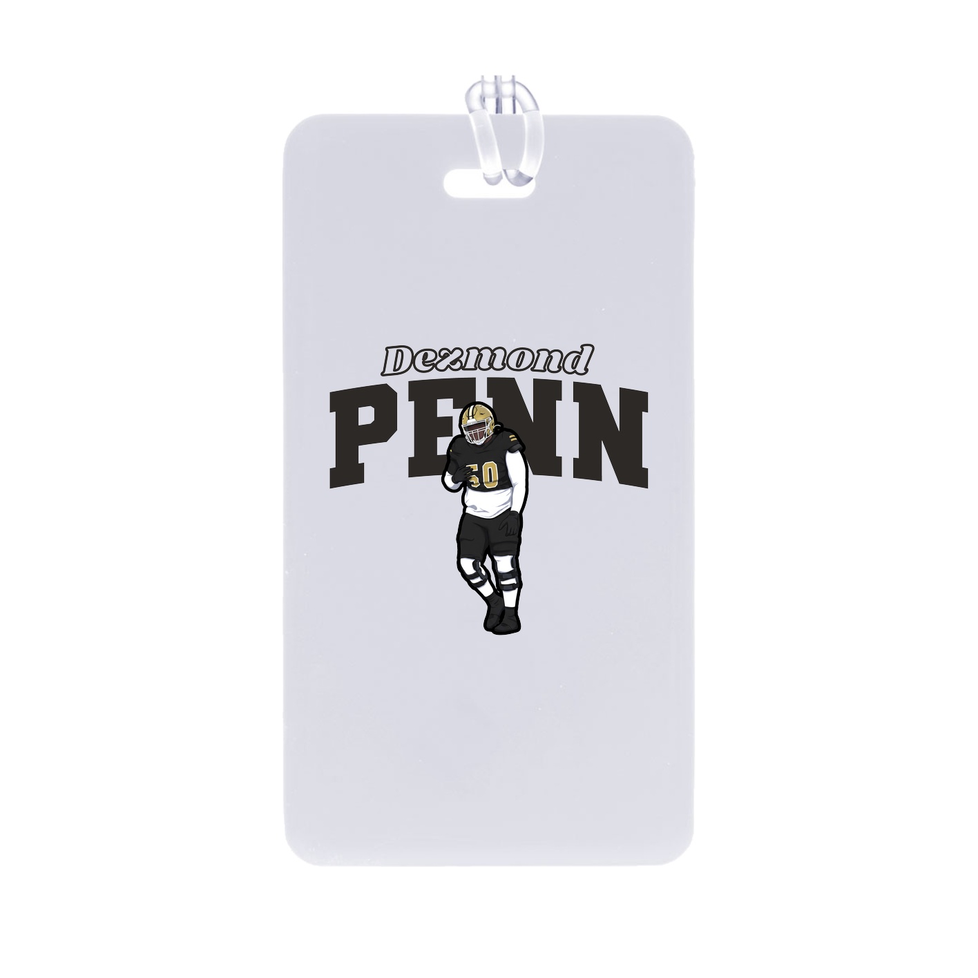 Bag Tag — Name Arch in Classic