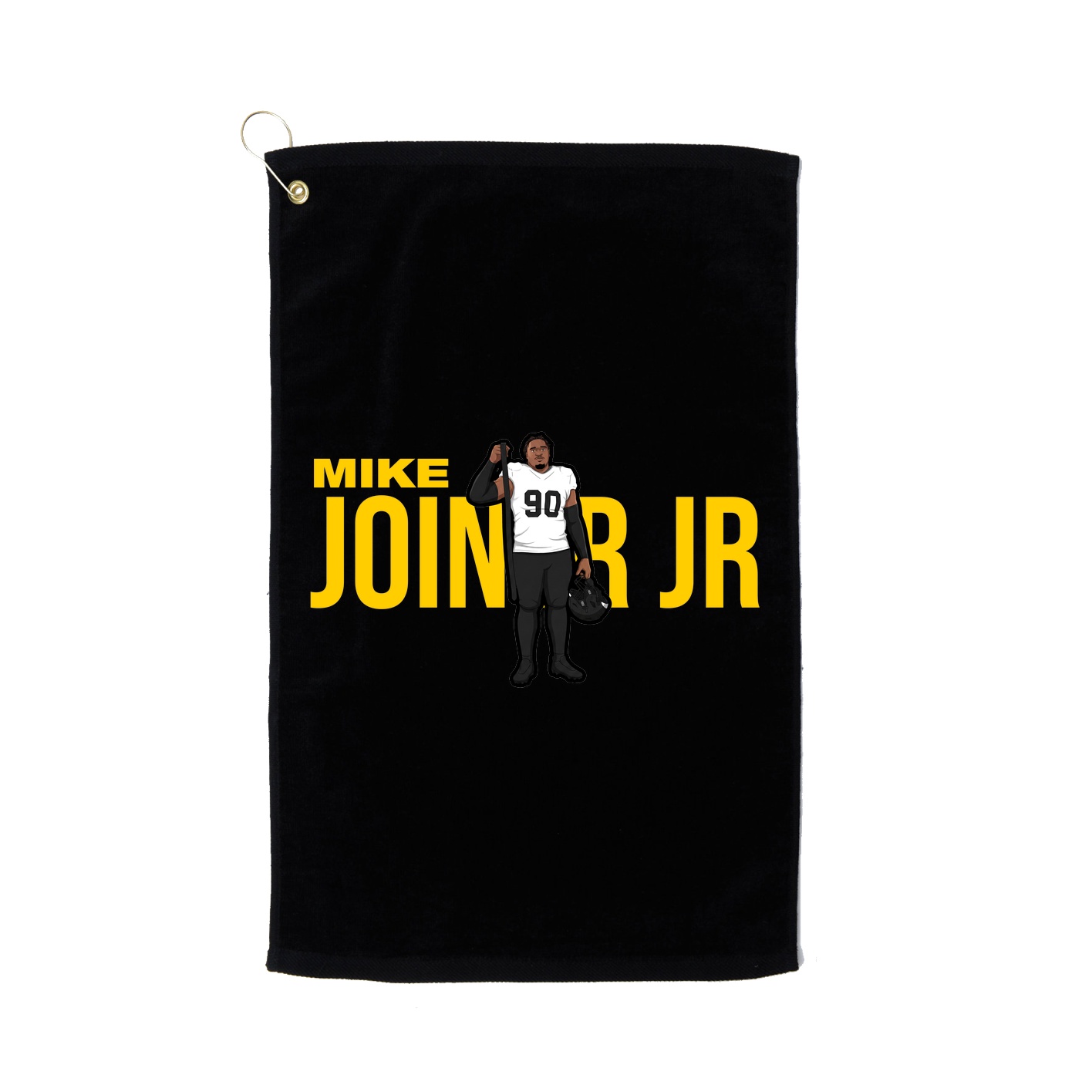 Golf Towel — Player Name in Black