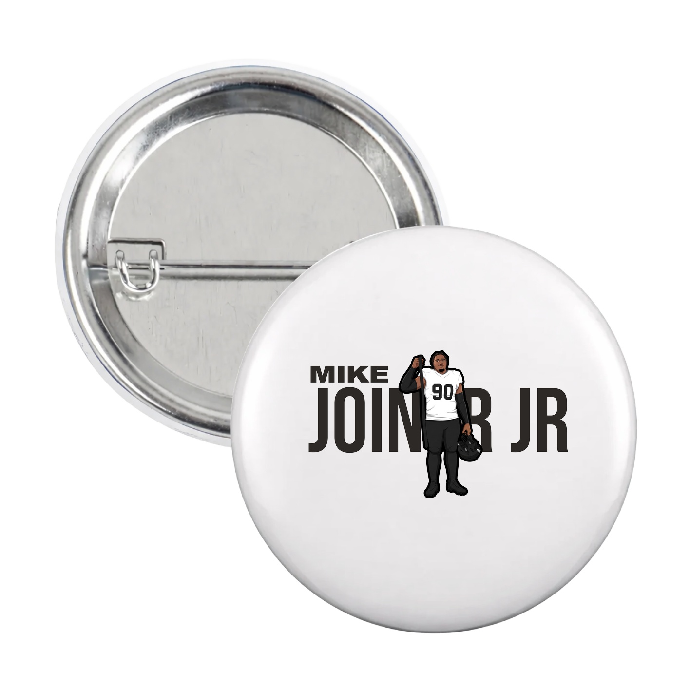Game Day Button — Player Name in White