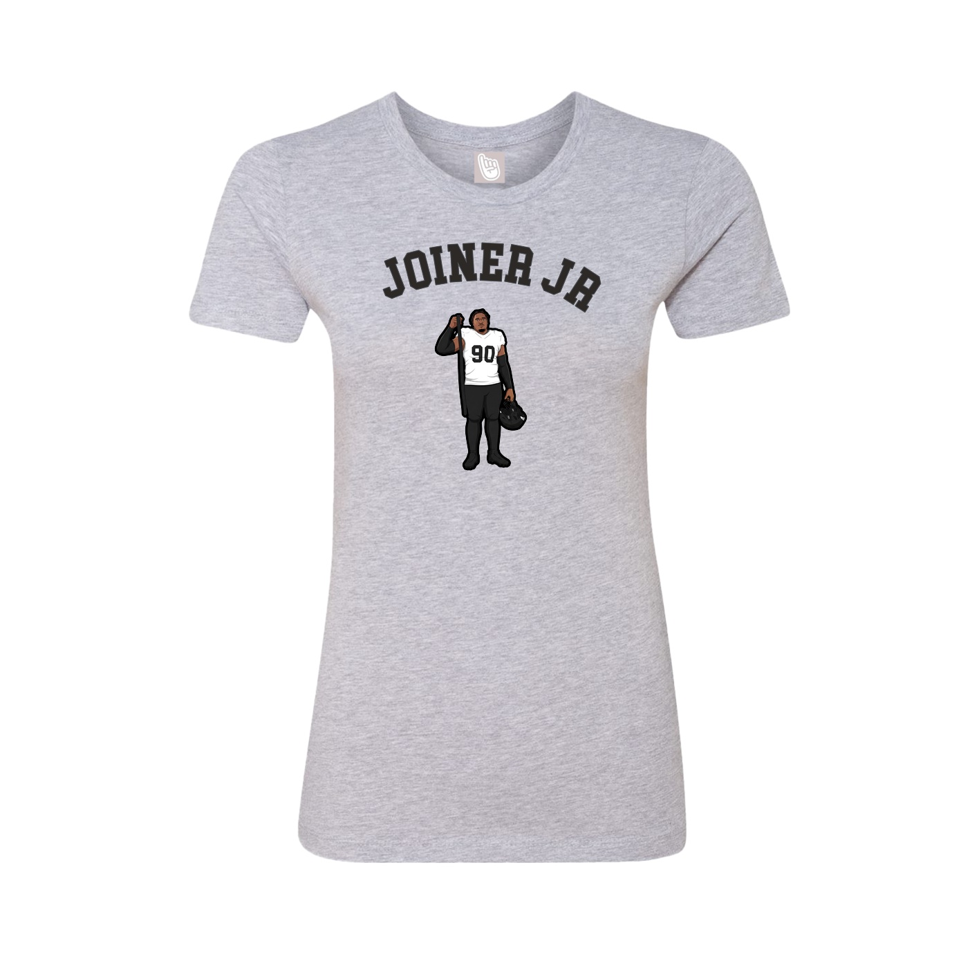 Fitted Women's Tee — Shirsey Arch in Grey