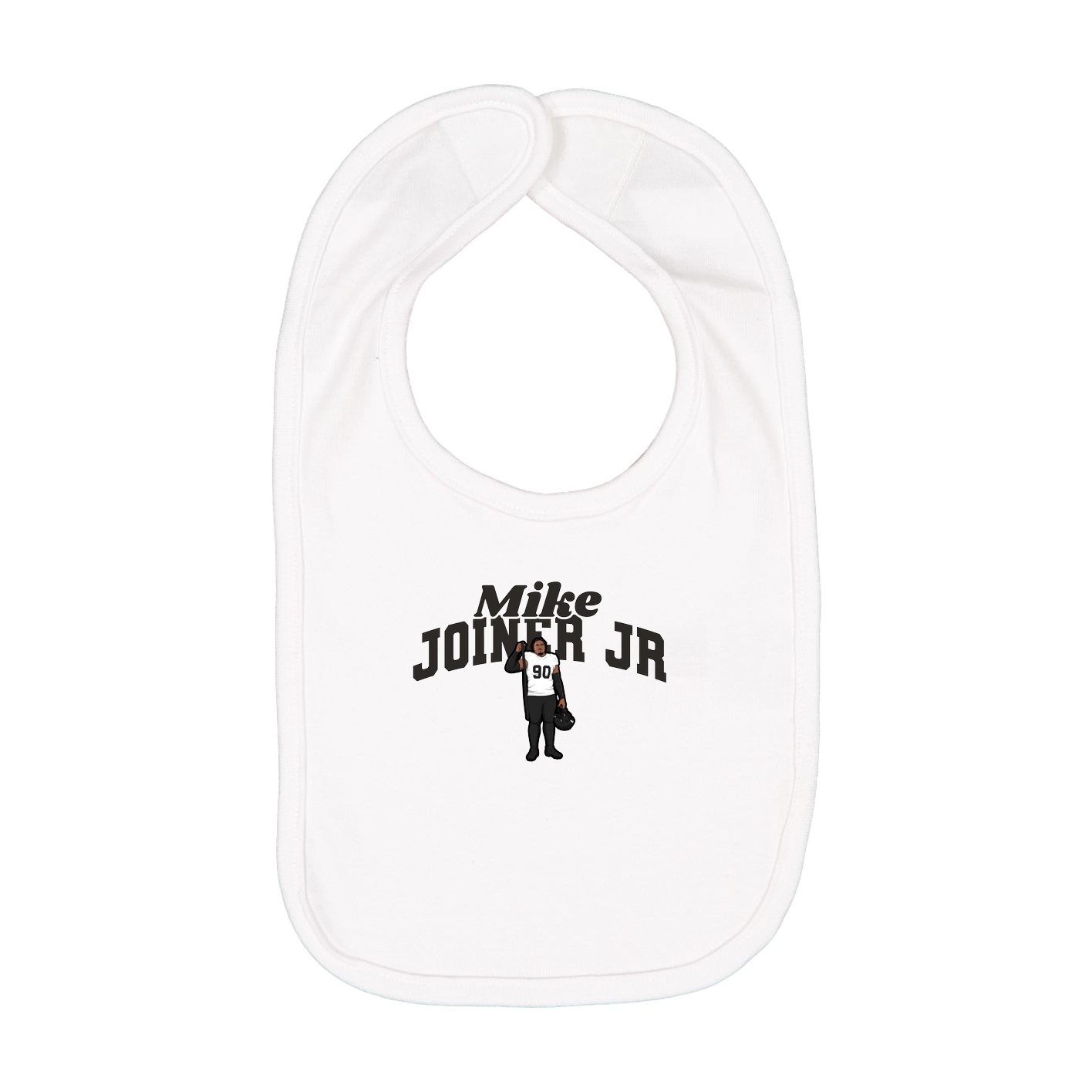 Infant Bib — Signature Arch in White