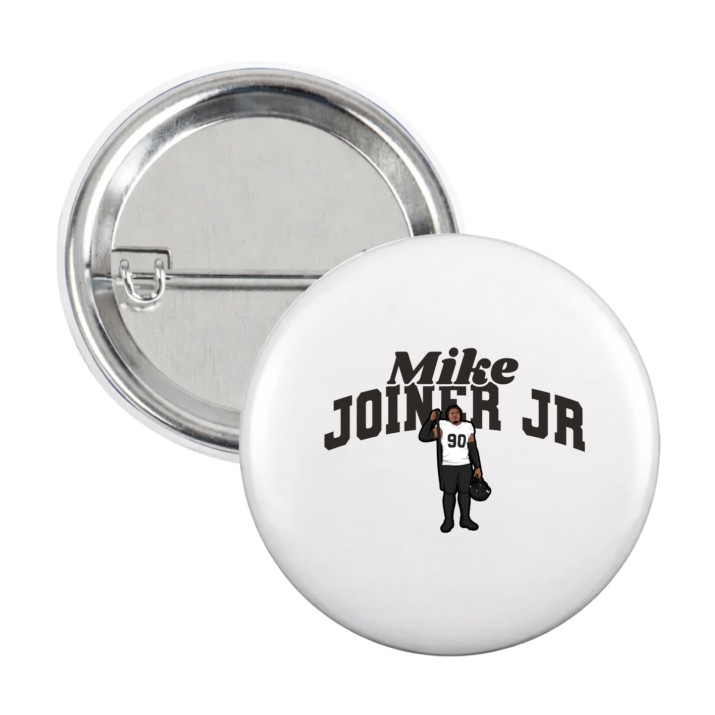 Game Day Button — Signature Arch in White